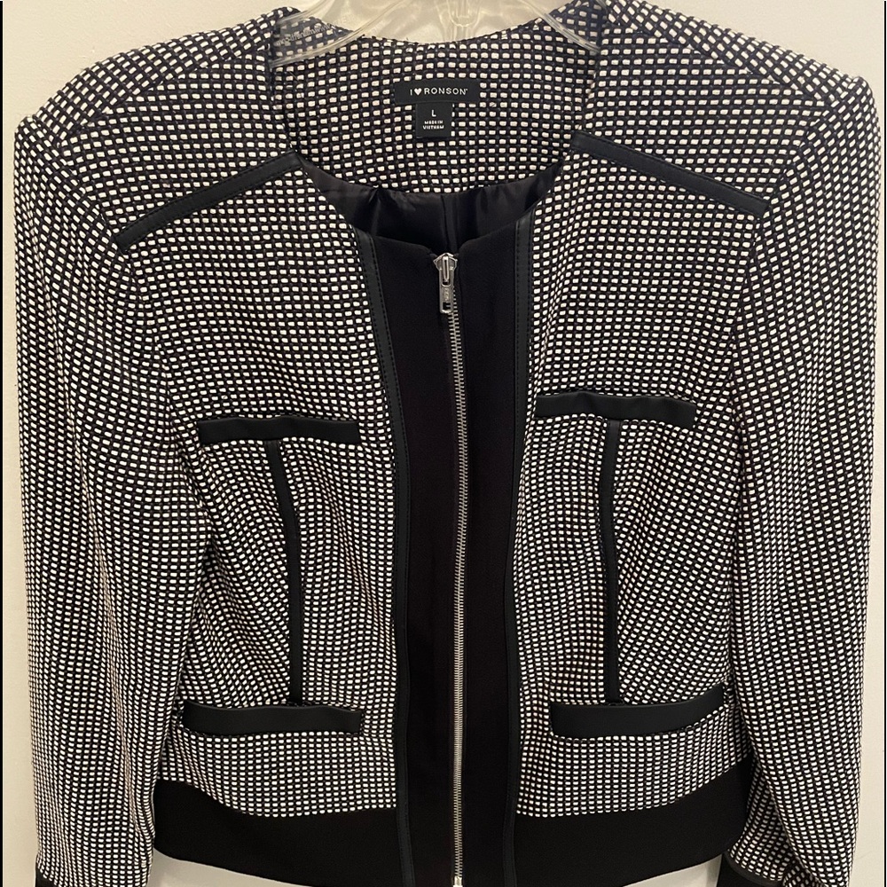 Ronson Black and White Blazer